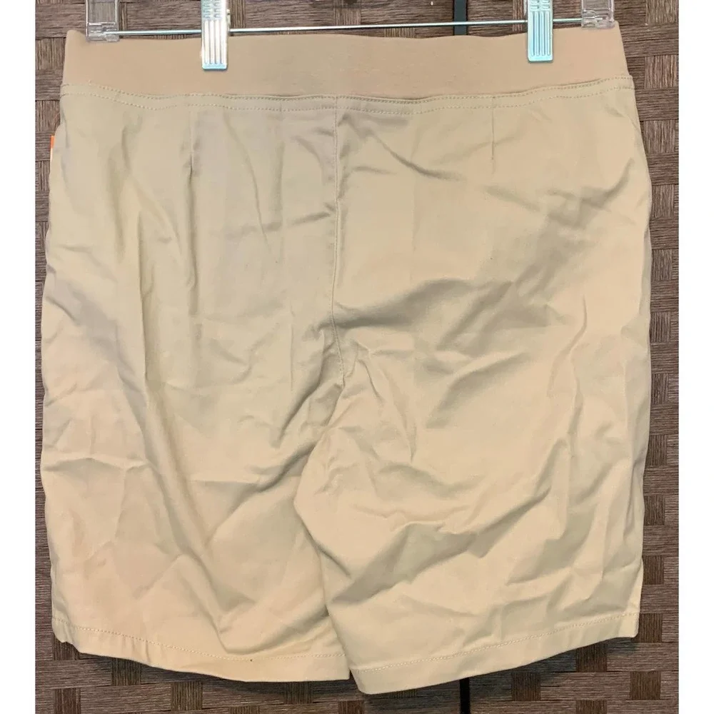 Girl's School Uniform Pull On Tie Front Shorts- Size 16 - Picture 4 of 4